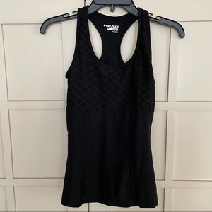 HEAD Diamond Jacquard Tank with shelf Bra